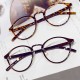 Women Mens Clear Lens Glasses Vintage Round Frame Matal Retro Plain Reading Glasses