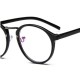 Women Mens Clear Lens Glasses Vintage Round Frame Matal Retro Plain Reading Glasses