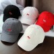 Women Mens Cotton Embroidery Cartoon Baseball Hat Casual Curved Sunshade Sun Cap Adjustable