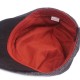 Women Mens Cotton Solid Beret Caps Casual Adjustable Forward Hat Peaked Cap