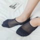 Women Mesh Breathable Anti-slip Invisible Boat Socks Casual Elastic Low Cut Socks