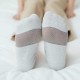 Women Mesh Breathable Anti-slip Invisible Boat Socks Casual Elastic Low Cut Socks