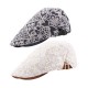 Women Mesh Breathable Lace Beret Hat Embroidery Flowers Thin Sunscreen Leather Cap