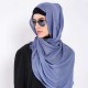 Women Muslim Headscarf Hijab Islamic Turban Underscarf Veil Monochrome Scarf