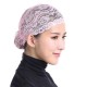 Women Muslim Shiny Lace Head Coverings Headscarf Hat Islamic HeadWear Cap Scarf Hijab Undercaps