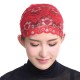 Women Muslim Shiny Lace Head Coverings Headscarf Hat Islamic HeadWear Cap Scarf Hijab Undercaps