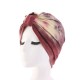 Women New Stretch Cloth Tie-dye Headband Turban Cap