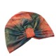 Women New Stretch Cloth Tie-dye Headband Turban Cap