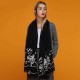 Women Noble Linen Lightweight Embroidery Printed Scarf Spring Soft Shawl Sunscreen Wraps