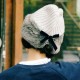 Women Outdoor Cold-Proof Thickening Artificial Rabbit Fur Knit Hat Tapered Beanie Cap