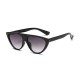 Women Outdoor Eye Cat Sunglasses Casual Transparent Mirror Polarized Glasses