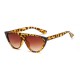 Women Outdoor Eye Cat Sunglasses Casual Transparent Mirror Polarized Glasses