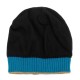 Women Outdoor Fashion Bronzing Knitted Hat Warm Knit Cap