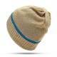 Women Outdoor Fashion Bronzing Knitted Hat Warm Knit Cap