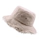 Women Outdoor Foldable Solid Color Flash Fishing Hat Travel Cotton Bucket Hat