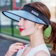 Women Outdoor Removable Sun Protection Cap Summer Vacation Empty Top Hat Adjustable