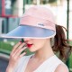 Women Outdoor Removable Sun Protection Cap Summer Vacation Empty Top Hat Adjustable