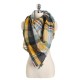 Women Plaid Winter Warm Tassels Scarf Soft Long Triangular Scarves Towals