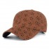 Women Plum Flower Hollow Suede Fabric Breathable Baseball Hats Casual Sport Visor Snapback Cap