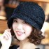 Women Polyester Breathable Bucket Cap Earmuffs Wide Brimmed Fisherman Hat