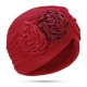 Women Polyester Ethnic Floral Turban Hat Outdoor Print Breathable Chemo Caps