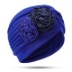 Women Polyester Ethnic Floral Turban Hat Outdoor Print Breathable Chemo Caps