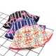 Women Print Flamingo Canvas Double-Sided Wear Outdoor Sunshade Fisherman Hat