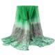 Women Printing Chiffon Scarves Shawls Casual Outdoor Soft Scarf