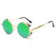 Women Punk Round Ladies Polarized Sunglasses Outdoor Round Frame Colorful Goggle