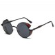 Women Punk Round Ladies Polarized Sunglasses Outdoor Round Frame Colorful Goggle