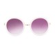 Women Retro Round Frame Polarized Sunglasses Summer Outdoor Anti-UV Glasses