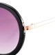 Women Retro Round Frame Polarized Sunglasses Summer Outdoor Anti-UV Glasses