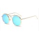 Women Retro Round Shape Polarized UV400 Sun Glassess Casual Outdooors Sunscreen Eyewear