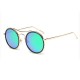 Women Retro Round Shape Polarized UV400 Sun Glassess Casual Outdooors Sunscreen Eyewear