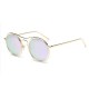 Women Retro Round Shape Polarized UV400 Sun Glassess Casual Outdooors Sunscreen Eyewear