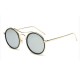 Women Retro Round Shape Polarized UV400 Sun Glassess Casual Outdooors Sunscreen Eyewear