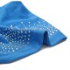 Women Rhinestones Cotton Elastic Skullies Beanie Hat Casual Solid Hedging Cap