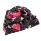 Women Satin Ethnic Floral Turban Hat Outdoor Print Breathable Chemo Caps