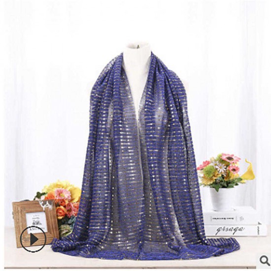 Women Sequin Arabian Hat Arab Wrap Scarf Turban Hat