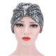 Women Sequin Hedging Cap Bright Fashion Skullies Beanies Hat Adjustable