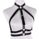 Women Short Fringe Belt Suit Black Polyester Belts Rivet Short Tassels Buckle Belt Suit