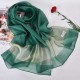 Women Soft Silk Satin Scarves Solid Color Long Sunscreen Beach Towel Shawl