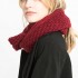 Women Solid Knitted Collar Scarves Warm Neck Scarves Neck Warmer Circle Scarf Windproof