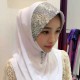 Women Splicing Sequins Headband Scarf Arabian Hat Arab Wrap Scarf Turban Hat