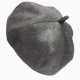 Women Suede Solid Pumpkin Cap Elegant Lady Girl Warm Beret Cap