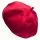 Women Suede Solid Pumpkin Cap Elegant Lady Girl Warm Beret Cap