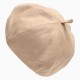 Women Suede Solid Pumpkin Cap Elegant Lady Girl Warm Beret Cap