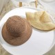 Women Summer Bamboo Breathable Bucket Hat Wide-Brimmed Visor Hat