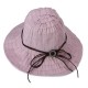 Women Summer Big Brim Sunscreen Bucket Hat Casual Foldable Visor Beach Hat