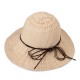 Women Summer Big Brim Sunscreen Bucket Hat Casual Foldable Visor Beach Hat